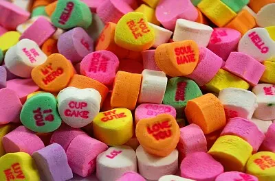 candy hearts jigsaw puzzle
