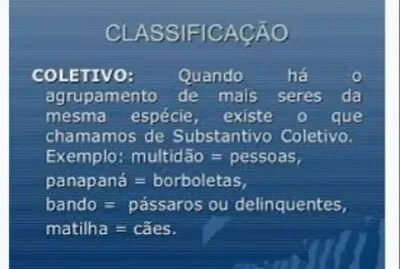 Substantivo Coletivo