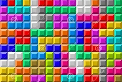 colorful tetris