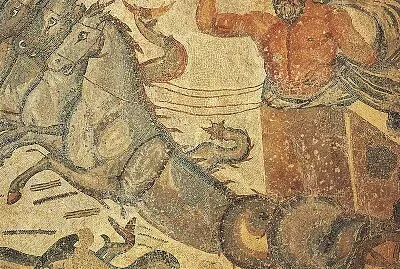 mosaico dios romano