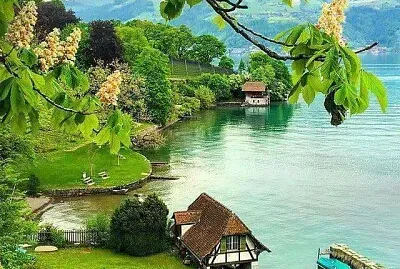 Spiez, Berna, Suíça jigsaw puzzle
