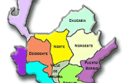 mapa de Antioquia jigsaw puzzle