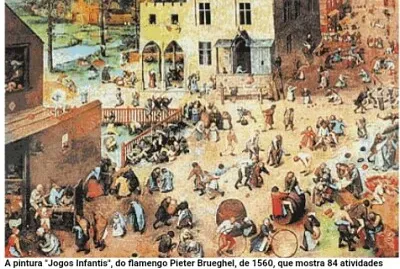 Jogos Infantis de Pieter Brueghel- 1560