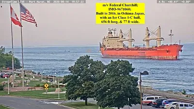  "saltie " m/v Federal Churchill southbound from Lake Huron