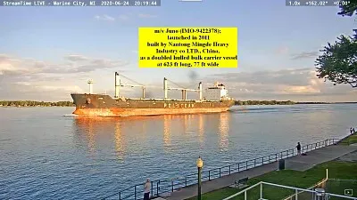  "saltie  " m/v Juno northbound to Lake Huron