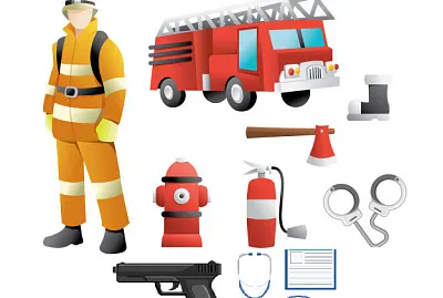 herramientas de bomberos