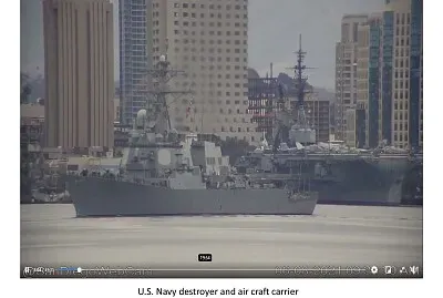 U.S Destroyer and Air Craft Carrier jigsaw puzzle