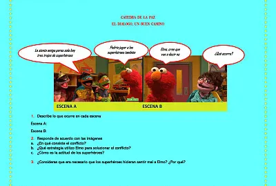 Arma el rompecabezas y responde las preguntas. jigsaw puzzle