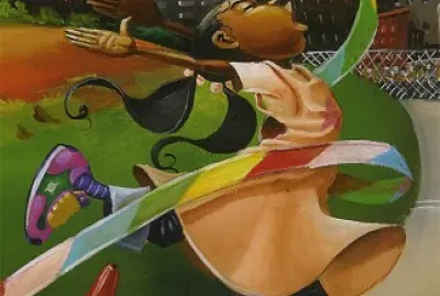 Ribbon dance jigsaw puzzle