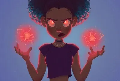 Focused jigsaw puzzle