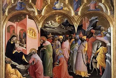 Adoração dos Magos, Lorenzo Monaco, 1422