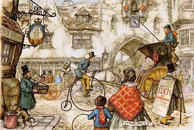 Ancien temps dans la rue