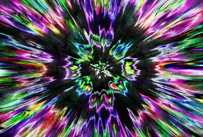 פאזל של colorful tie dye