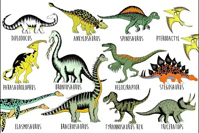 Dinosours names