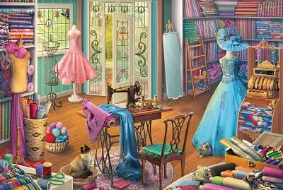 Chez la couturiere jigsaw puzzle