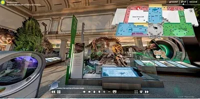 Visitando el museo