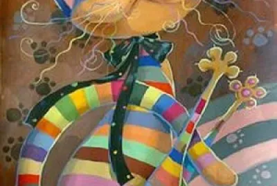 Colorful Kitty jigsaw puzzle