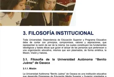Filosofía de la Universidad Autónoma “Benito Juáre
