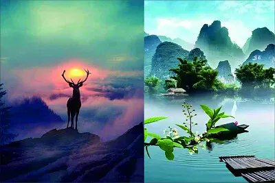 風景 jigsaw puzzle