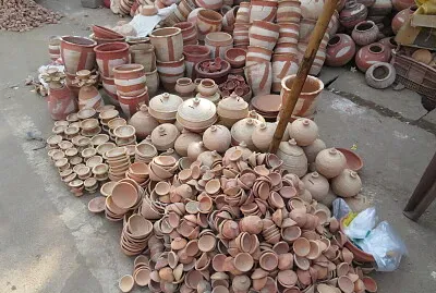 vendeuse poterie grand divali