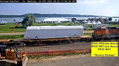 Ft Madison,IA/USA Mystery Package on BNSF  Ft Madison jigsaw puzzle