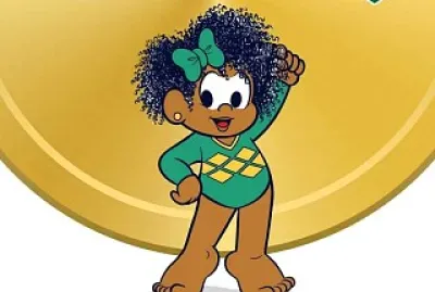 MEDALHISTAS OLÍMPICOS COM A TURMA DA MÔNICA