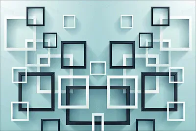 פאזל של 黑白背景