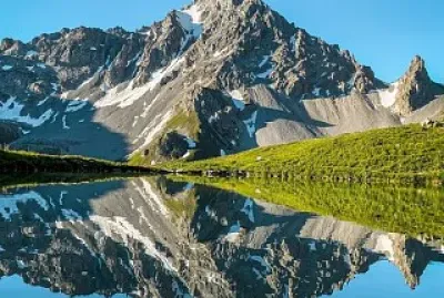 Lac des Creux et Aiguille du Fruit, Courchevel
