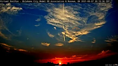 Sunset at OKC Museum Aug 08 2021