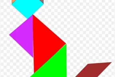 פאזל של Tangram Gato
