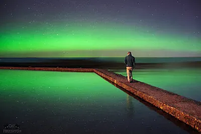 Aurora reflected jigsaw puzzle