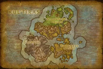 Kul Tiras Map