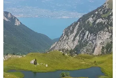 Rando et vue sur le Lac Léman jigsaw puzzle