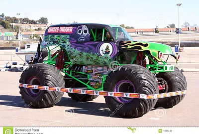 colorful monster truck