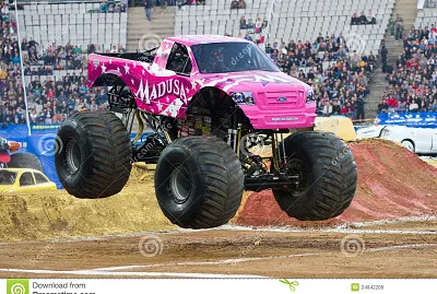 colorful monster truck