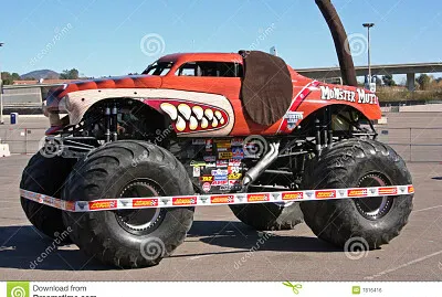 colorful monster truck