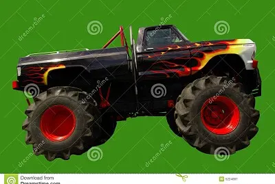 colorful monster truck