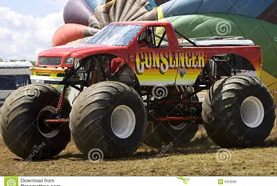 colorful monster truck