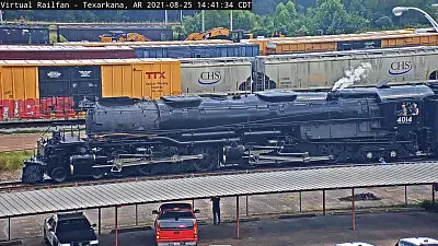  "steamer " UP-4014 arriving Texarkana,AR/USA