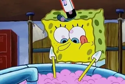 Bob esponja lavado de manos