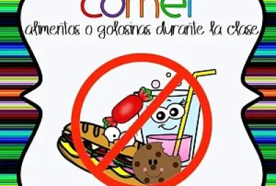 Regla para el salón de clases.