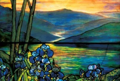 Tiffany landscape