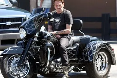 Johnny Hallyday moto