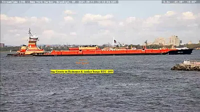 tug Gracie m Reinauer   tanker barge RTC-109