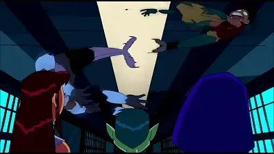 cyborg y robin arruinan su maniobra los jovenes titanes