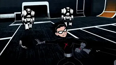 פאזל של robin es descubierto por los titanes los jovenes titanes