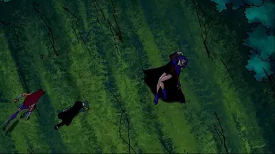 raben se desmaya los jovenes titanes