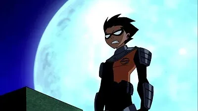 robin es aprendiz de slade los jovenes titanes