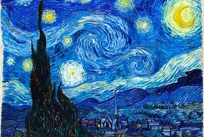 A noite Estrelada, Van Gogh (1889)