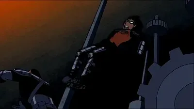 slade lanza a robin los jovenes titanes